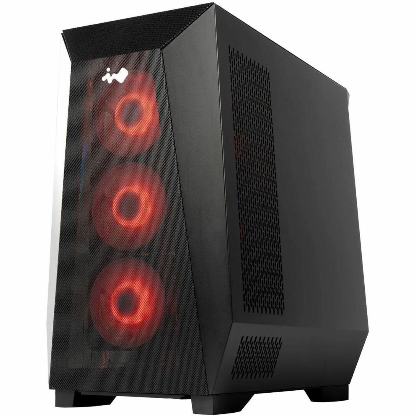 In Win Prism IW-CS-PRISM Gaming Computer Case - ATX Motherboard Supported - Mid-tower - SPCC, Tempered Glass, Glass - Black - Alternate view 11