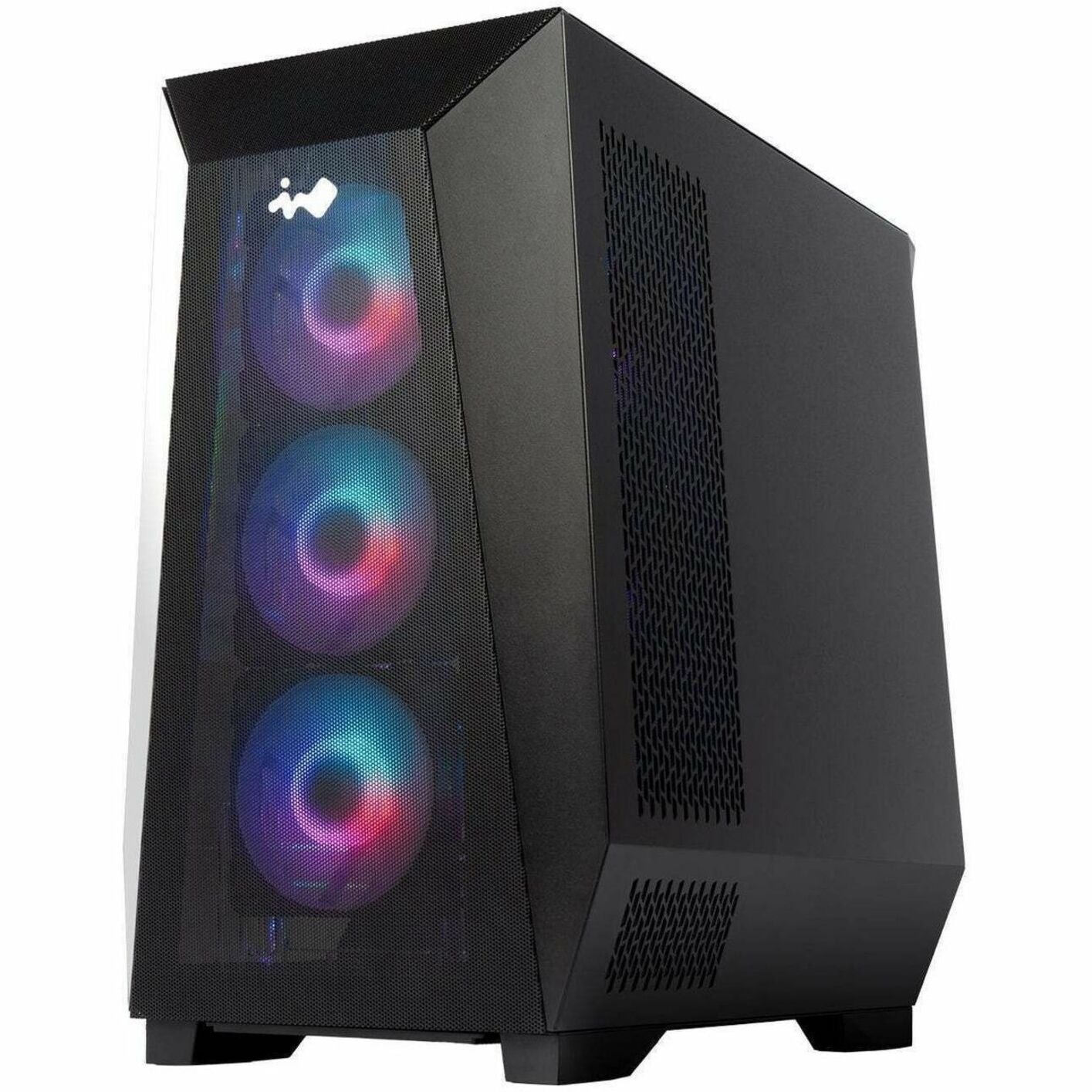 In Win Prism IW-CS-PRISM Gaming Computer Case - ATX Motherboard Supported - Mid-tower - SPCC, Tempered Glass, Glass - Black - Alternate view 15