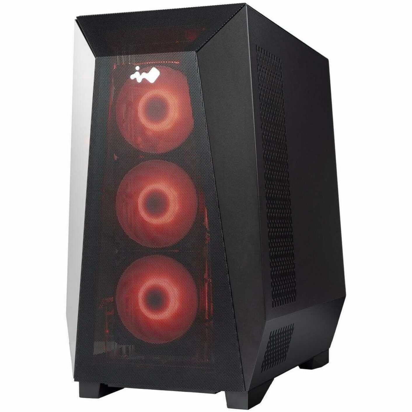 In Win Prism IW-CS-PRISM Gaming Computer Case - ATX Motherboard Supported - Mid-tower - SPCC, Tempered Glass, Glass - Black - Alternate view 10
