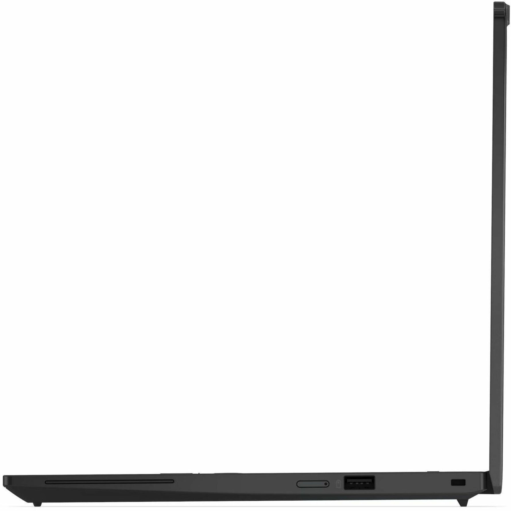 Lenovo ThinkPad X13 Gen 6 21RK000DAU 13.3' Touchscreen Notebook - WUXGA - 60 Hz - Intel Core Ultra 7 255U - 32 GB - 512 GB SSD - English (US) Keyboard - Black - Left view