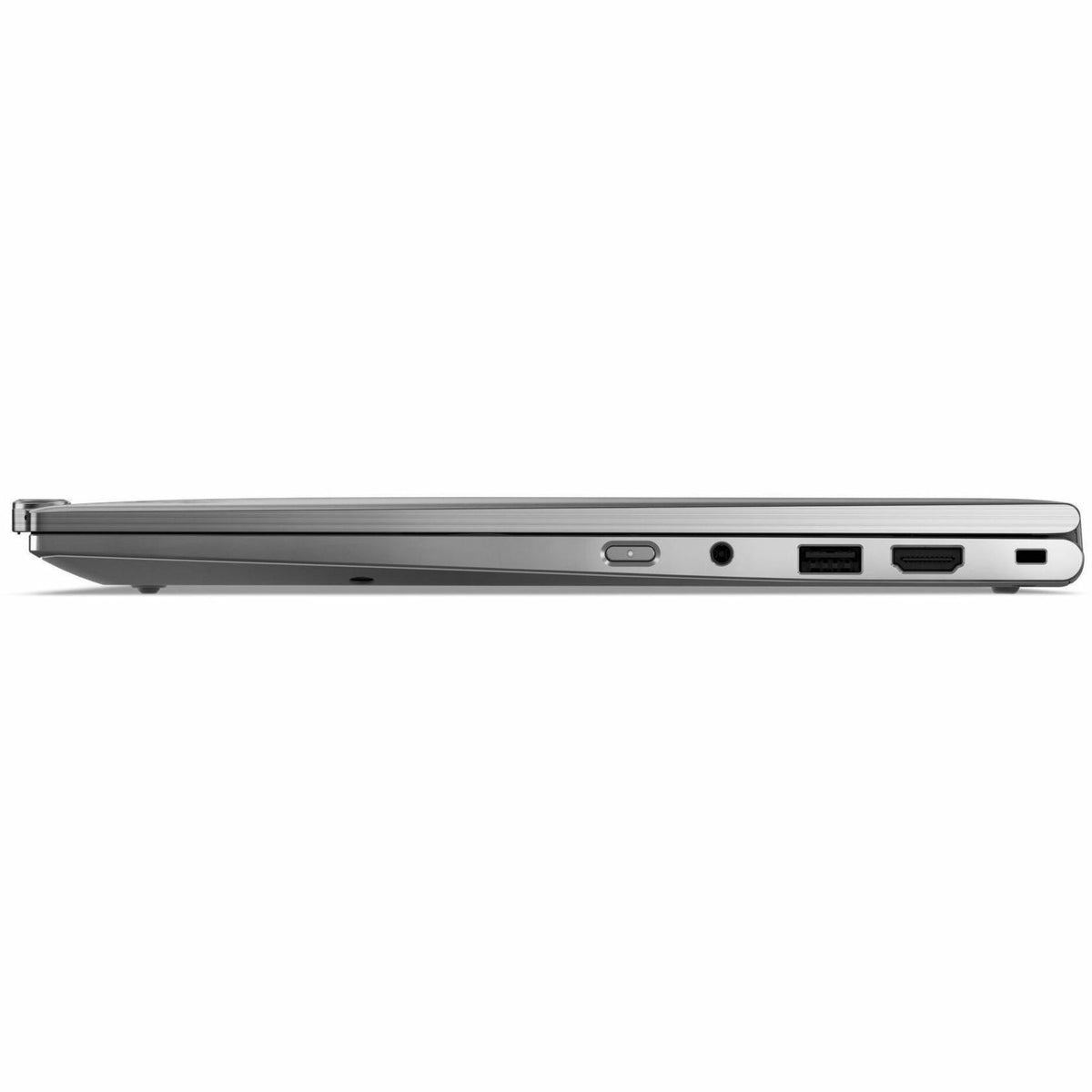 Lenovo Thinkpad X1 Gen 10 21NU004LAU 14' Touchscreen Convertible Copilot+ PC 2 in 1 Notebook - WUXGA - 60 Hz - Intel Core Ultra 7 258V - Intel Evo Platform - 32 GB - 1 TB SSD - English Keyboard - Grey - Left view