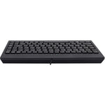 Adesso EasyTouch AKB-110B Keyboard - Compact - Cable Connectivity - USB Interface - English, French - Black - Top view