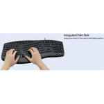 Adesso Tru-Form 160 Rugged Keyboard - Full-size - Cable Connectivity - USB Interface - Scroll Wheel - English (US) - Black - Alternate view 8