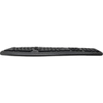 Adesso Tru-Form 160 Rugged Keyboard - Full-size - Cable Connectivity - USB Interface - Scroll Wheel - English (US) - Black - Bottom view