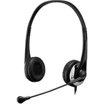 Adesso Xtream P2 Wired Over-the-head, On-ear Stereo Headset - Black - Left view