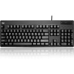 Adesso EasyTouch AKB-630SB-TAA Keyboard - Cable Connectivity - USB Interface - English (US) - Black - TAA Compliant - Top view