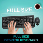 Adesso Wireless Desktop WKB-1320CB Keyboard & Mouse - English (US) - 1 Each - Alternate view 6