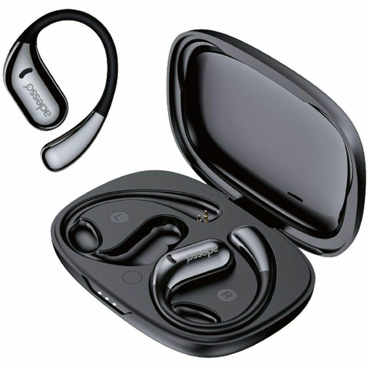 Adesso Xtream T5 True Wireless Open-ear, Earbud, Behind-the-ear Stereo Earset