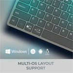 Adesso EasyTouch 7000 Keyboard - Wireless Connectivity - English (US) - Alternate view 6