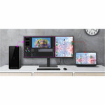 LG 34BA85QE-B 34' Class Webcam UWQHD Curved Screen LED Monitor - 21:9 - Textured Black - Alternate view 6