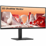LG 34BA85QE-B 34' Class Webcam UWQHD Curved Screen LED Monitor - 21:9 - Textured Black - Right view