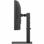 LG 34BA85QE-B 34' Class Webcam UWQHD Curved Screen LED Monitor - 21:9 - Textured Black - Left view