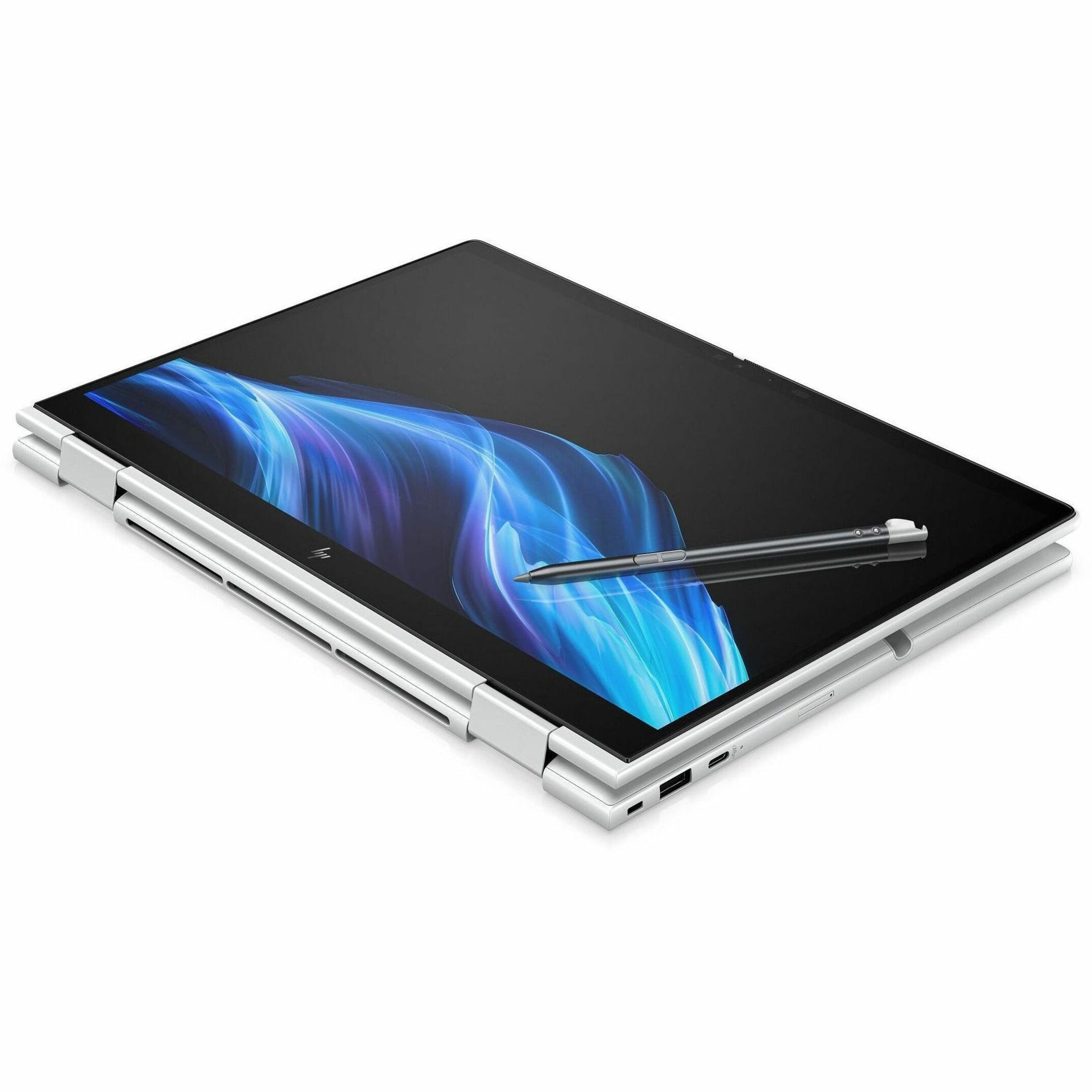 HP EliteBook 8 Flip G1i 13.3' Touchscreen Convertible 2 in 1 Notebook - WUXGA - 60 Hz - Intel Core Ultra 5 225U - 16 GB - 512 GB SSD - Glacier Silver