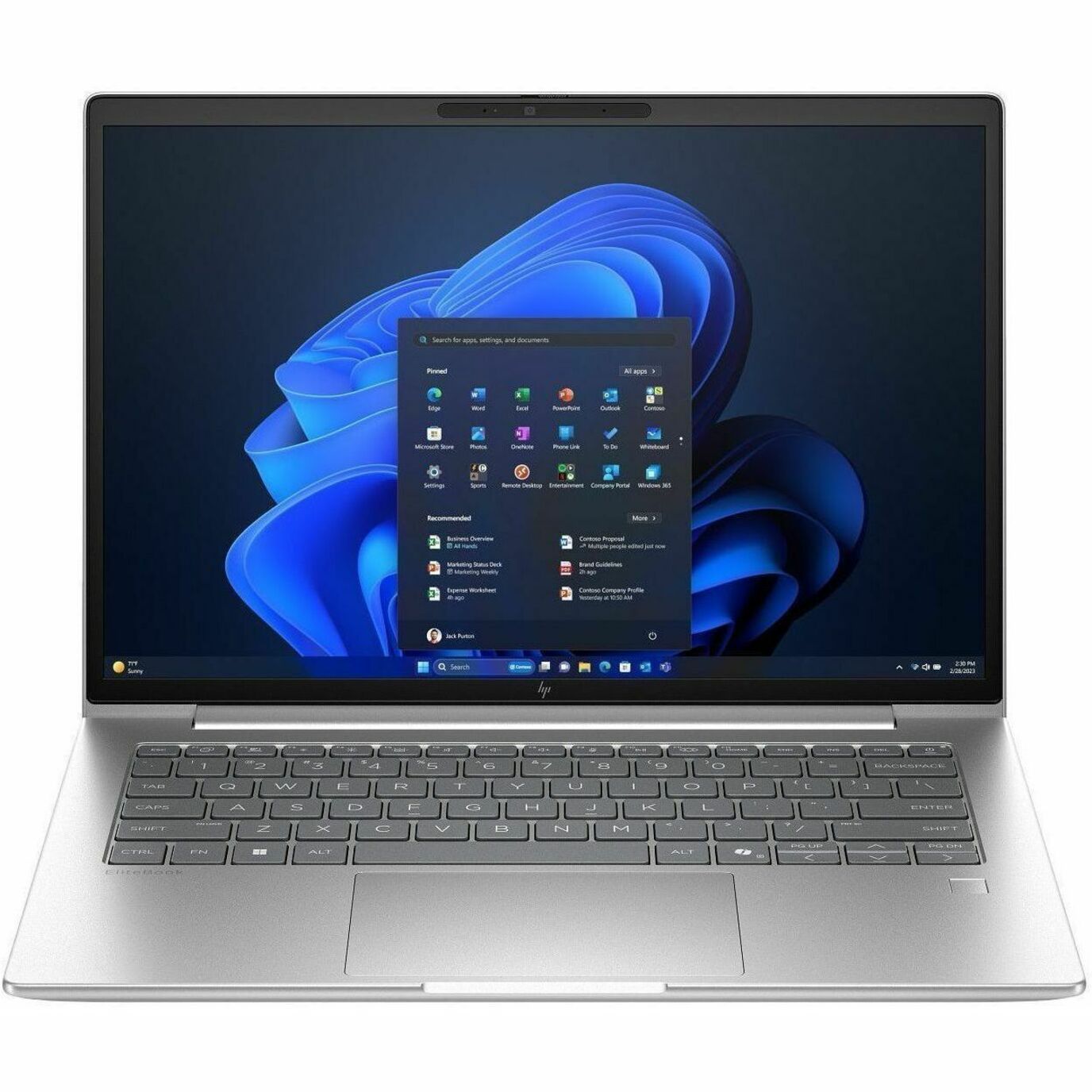 HP EliteBook 6 G1i 16' Notebook - 4G - WUXGA - 60 Hz - Intel Core Ultra 5 225U - 16 GB - 512 GB SSD - Pike Silver Aluminum