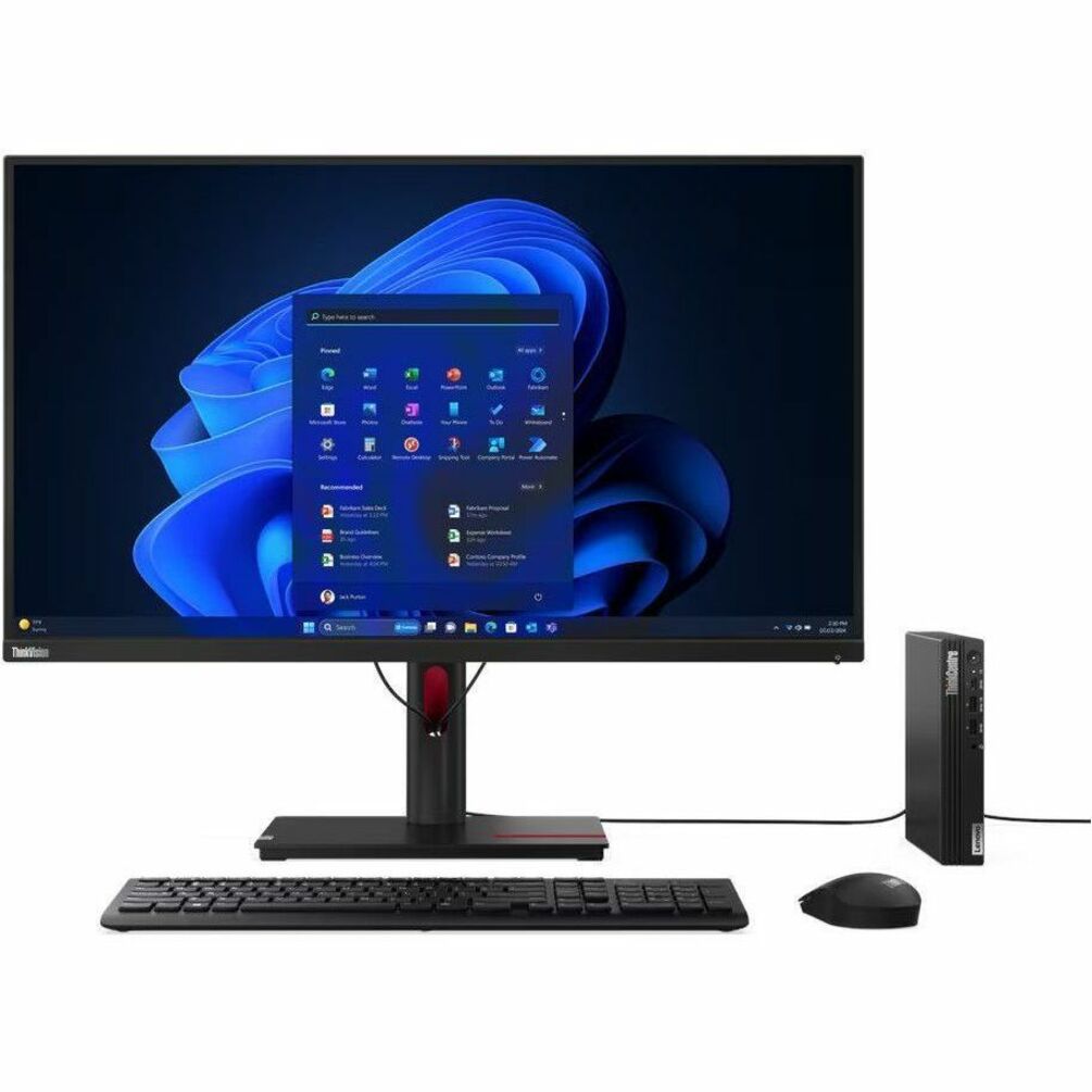 Lenovo ThinkCentre M75q Gen 5 12RQ0025AU Desktop Computer - AMD Ryzen 5 8500GE - 16 GB - 512 GB SSD - Tiny - Black