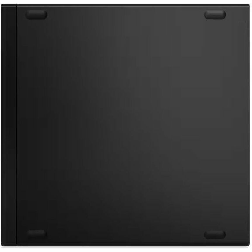 Lenovo ThinkCentre M75q Gen 5 12RQ0025AU Desktop Computer - AMD Ryzen 5 8500GE - 16 GB - 512 GB SSD - Tiny - Black - Bottom view