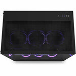 NZXT H9 Flow CM-H92FB-01 Computer Case - ATX Motherboard Supported - Mid-tower - Glass, Tempered Glass, Steel, Galvanized Cold Rolled Steel (SGCC) - Black - Top view