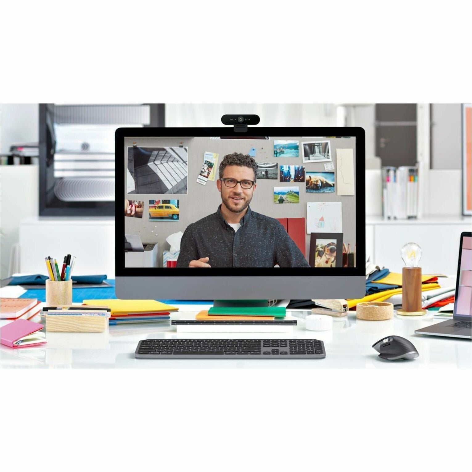 Logitech BRIO Webcam - 13 Megapixel - Graphite