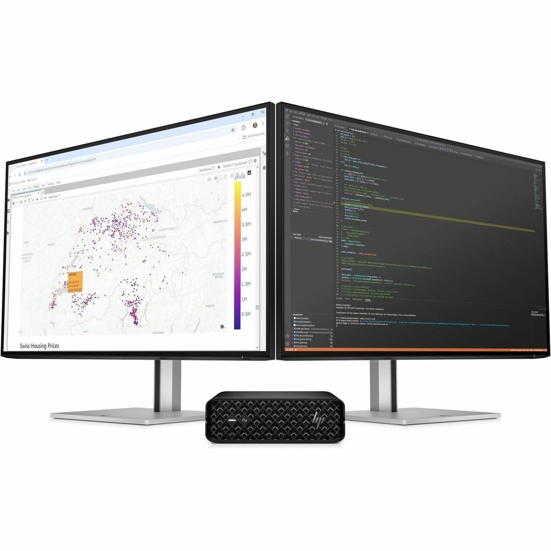 HP Z2 Mini G1i Workstation - 1 x Intel Core Ultra 7 265 - vPro Technology - 32 GB - 1 TB SSD - Mini PC - Black - Alternate view 7