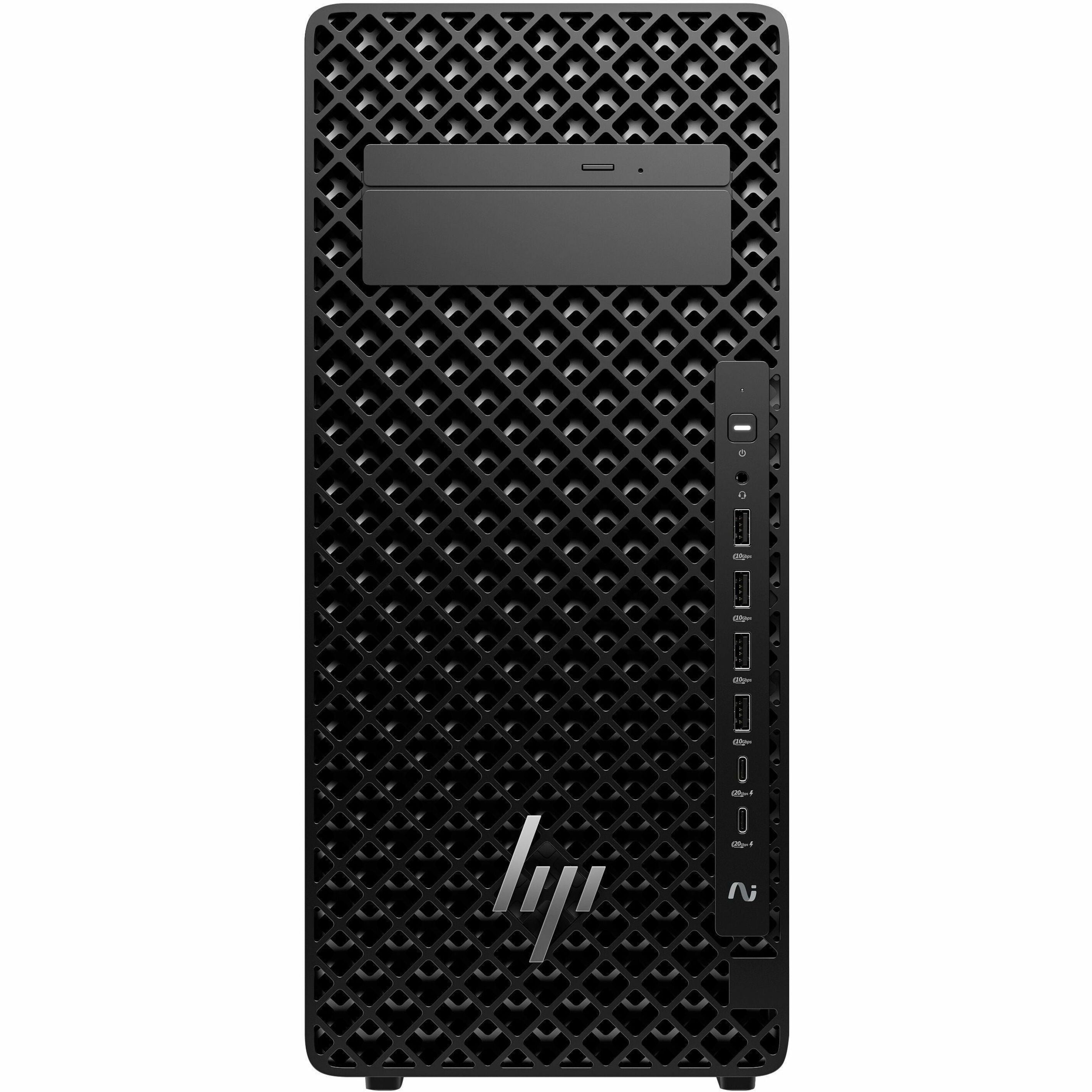 HP Z2 G1i Workstation - 1 x Intel Core Ultra 7 265 - vPro Technology - 32 GB - 1 TB SSD - Tower - Black - Right view