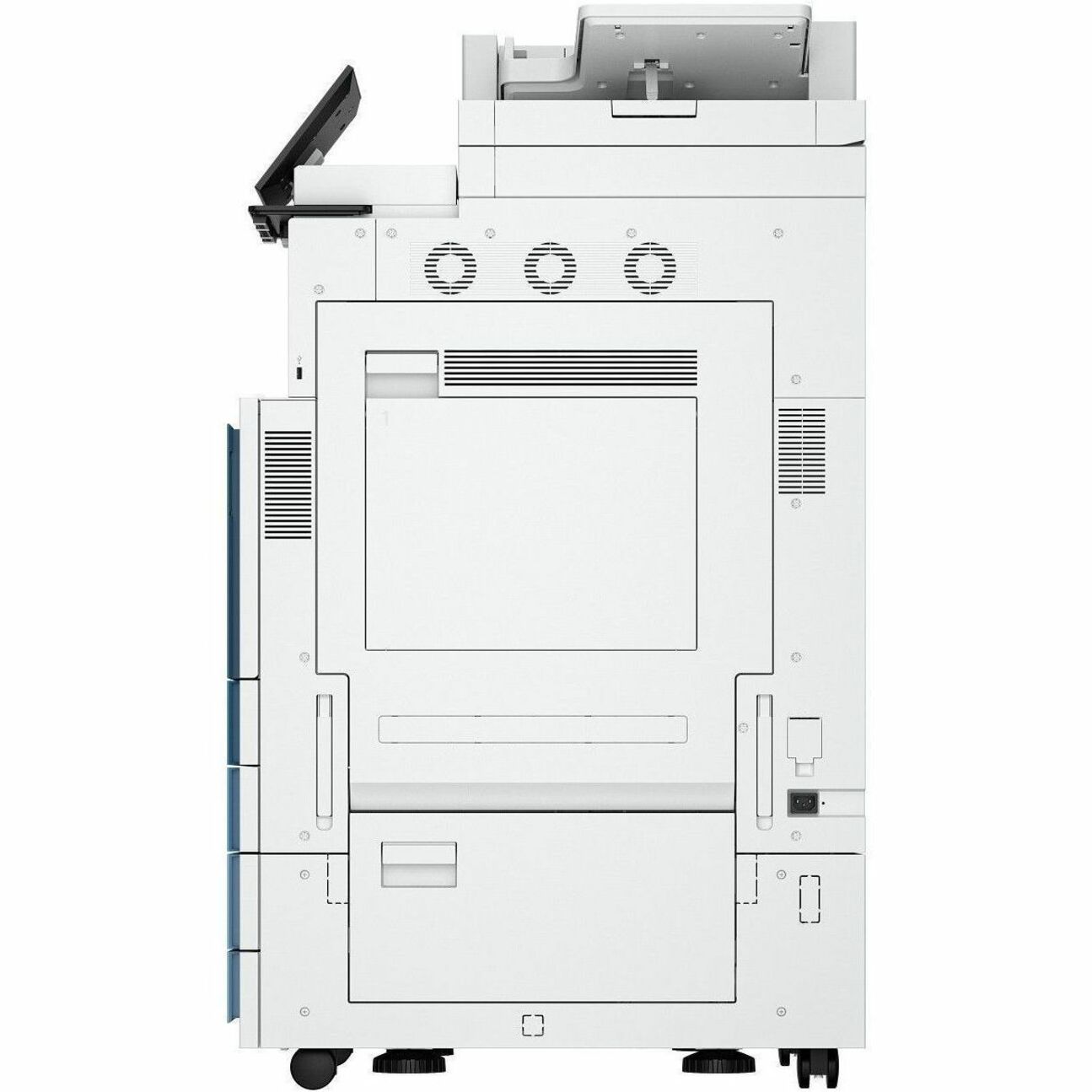 HP LaserJet Enterprise 8801z Wired Laser Multifunction Printer - Colour - Left view