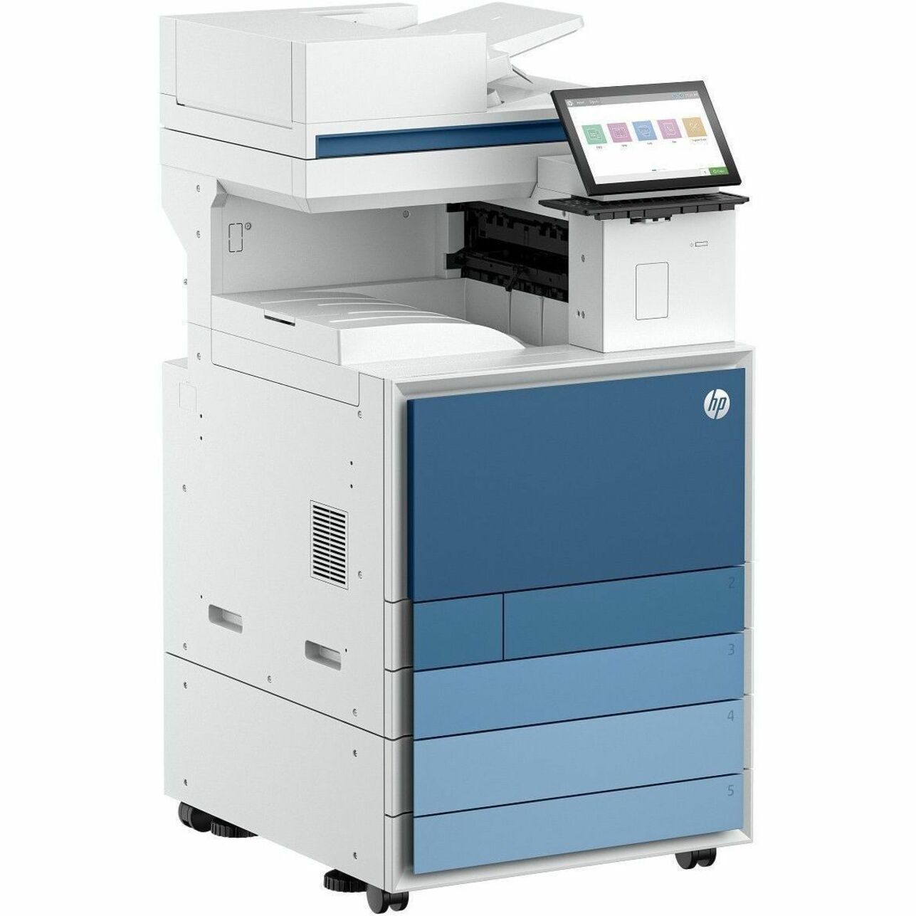 HP LaserJet Enterprise 8801z Wired Laser Multifunction Printer - Colour - Right view