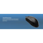 Adesso HC-3003US Mouse - USB - Optical - 3 Button(s) - Black - 1 Each - Alternate view 6
