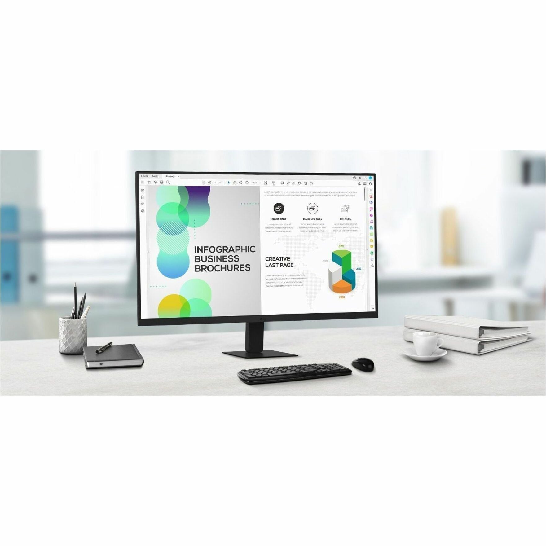 LG 32U631A-B 32' Class WQHD LCD Monitor - Black - Alternate view 14