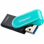 Kingston DataTraveler Exodia S 128 GB USB 3.2 (Gen 1) Flash Drive - Black, Turquoise - Right view