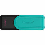 Kingston DataTraveler Exodia S 128 GB USB 3.2 (Gen 1) Flash Drive - Black, Turquoise - Top view