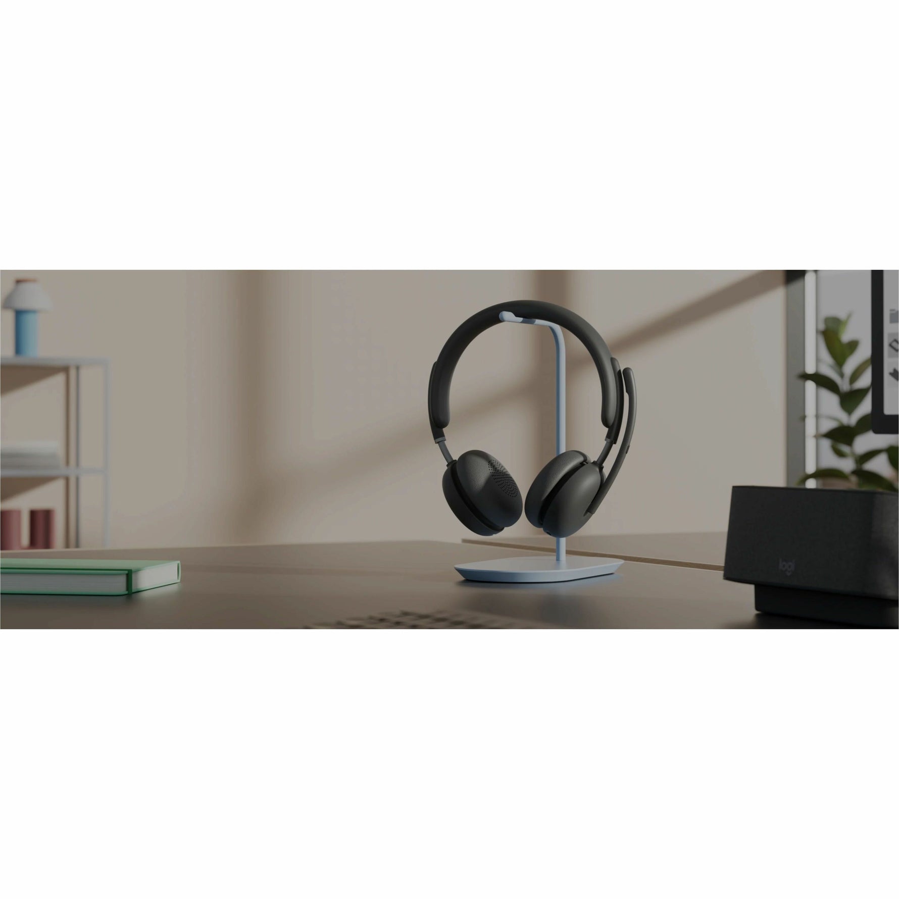 Logitech Zone Wireless 2 Wired/Wireless Over-the-head Stereo Headset - Graphite - Alternate view 7
