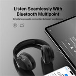 Belkin SoundForm Isolate Wired/Wireless Over-the-ear, Over-the-head Stereo Headset - Black - Alternate view 9