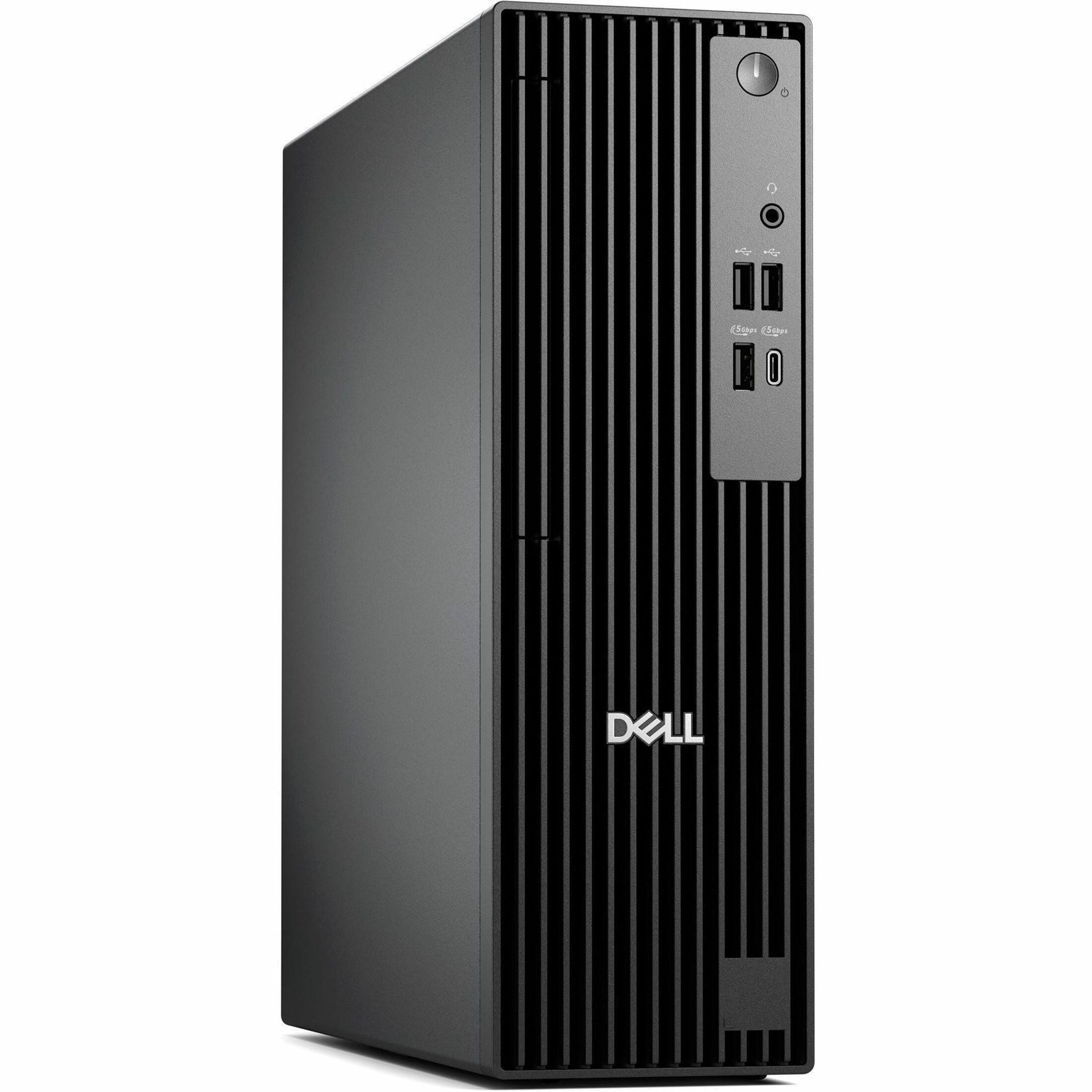 Dell Pro Slim QCS1250 Desktop Computer - Intel Core i5 14th Gen i5-14500 - vPro Technology - 16 GB - 512 GB SSD - Slim PC - Standard Black