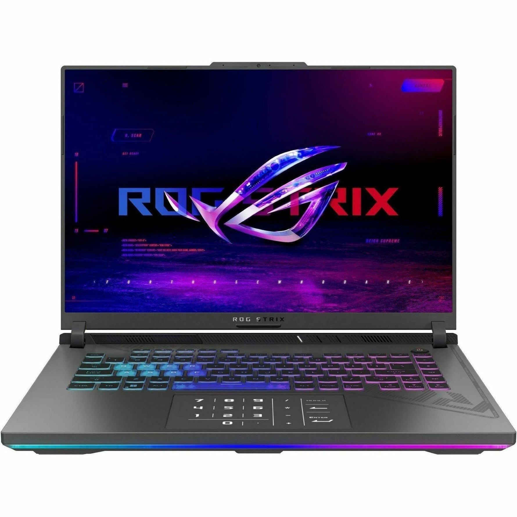 Asus ROG Strix G16 G614 G614PM-RV065W 16' Gaming Notebook - Full HD Plus - 165 Hz - AMD Ryzen 9 8940HX - 16 GB - 1 TB SSD - Eclipse Gray