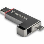 Verbatim Dual QuickStick 32042 512 GB USB 3.2 (Gen 1) Type A, USB 3.2 (Gen 1) Type C Flash Drive - Grey