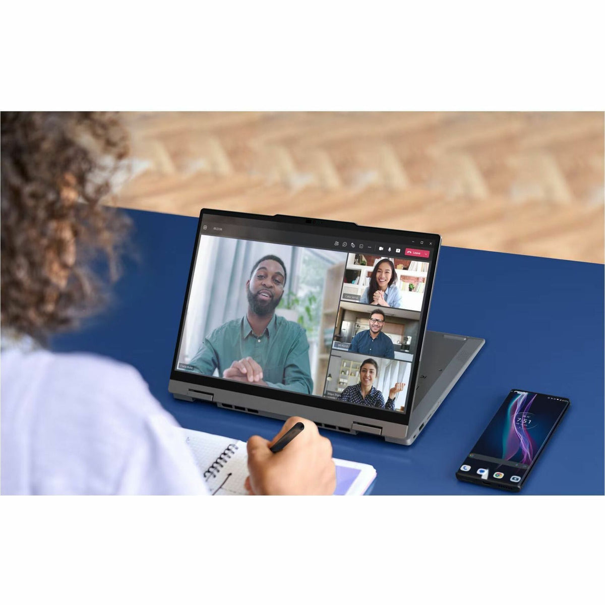 Lenovo ThinkBook 14 G5 IAU 21SQ0005AU 14' Touchscreen Convertible 2 in 1 Notebook - WUXGA - Intel Core Ultra 7 255U - 32 GB - 512 GB SSD - Luna Gray - Alternate view 15