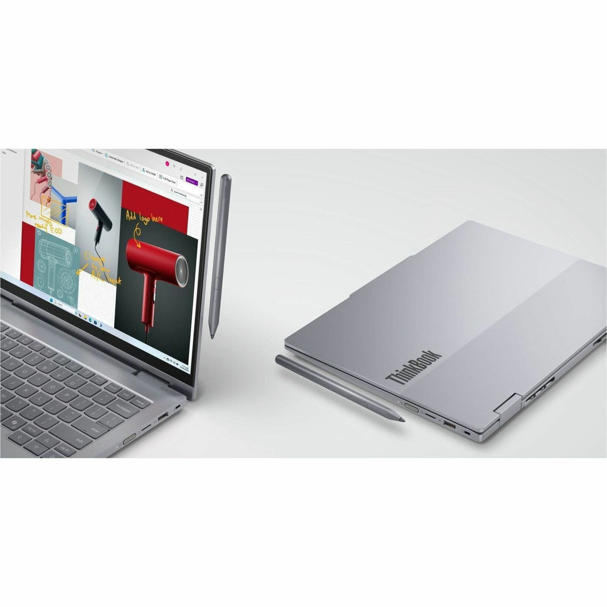 Lenovo ThinkBook 14 G5 IAU 21SQ0005AU 14' Touchscreen Convertible 2 in 1 Notebook - WUXGA - Intel Core Ultra 7 255U - 32 GB - 512 GB SSD - Luna Gray