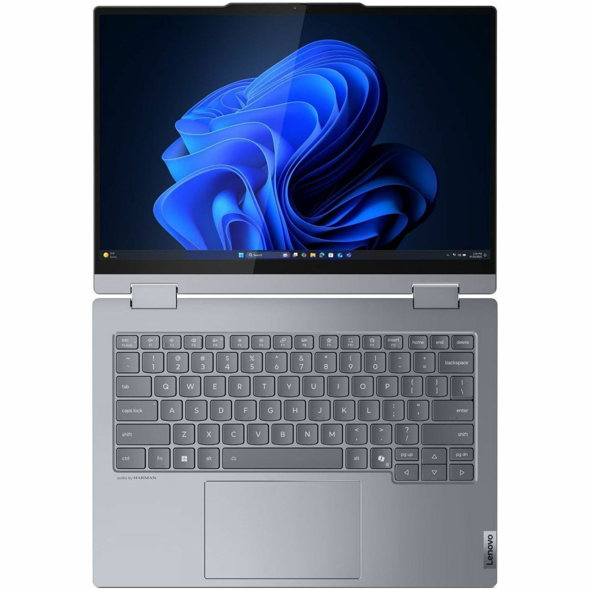 Lenovo ThinkBook 14 G5 IAU 21SQ0005AU 14' Touchscreen Convertible 2 in 1 Notebook - WUXGA - Intel Core Ultra 7 255U - 32 GB - 512 GB SSD - Luna Gray - Alternate view 10