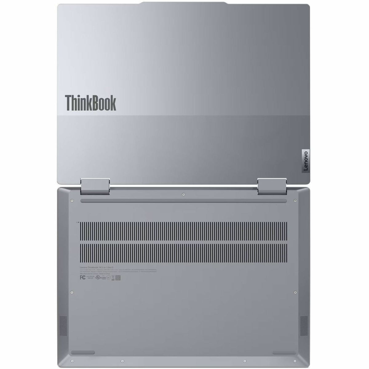 Lenovo ThinkBook 14 G5 IAU 21SQ0005AU 14' Touchscreen Convertible 2 in 1 Notebook - WUXGA - Intel Core Ultra 7 255U - 32 GB - 512 GB SSD - Luna Gray - Alternate view 11