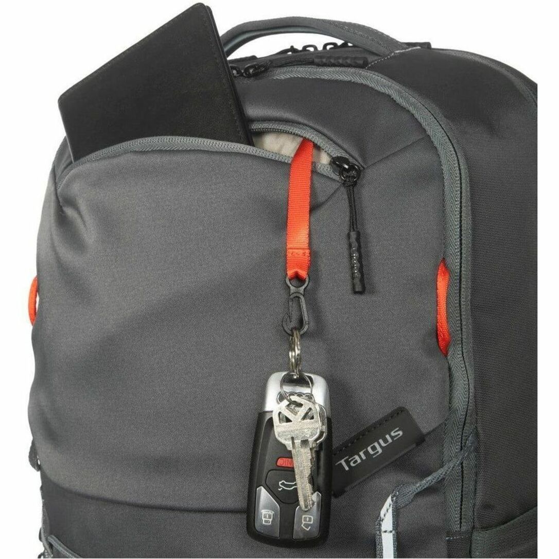 Targus Work + Play TBB65802GL Carrying Case (Backpack) for 38.1 cm (15') to 40.6 cm (16') Notebook - Grey - Alternate view 12