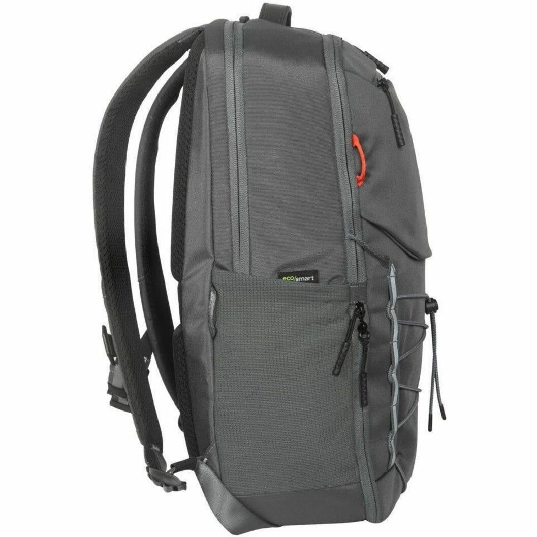 Targus Work + Play TBB65802GL Carrying Case (Backpack) for 38.1 cm (15') to 40.6 cm (16') Notebook - Grey - Right view