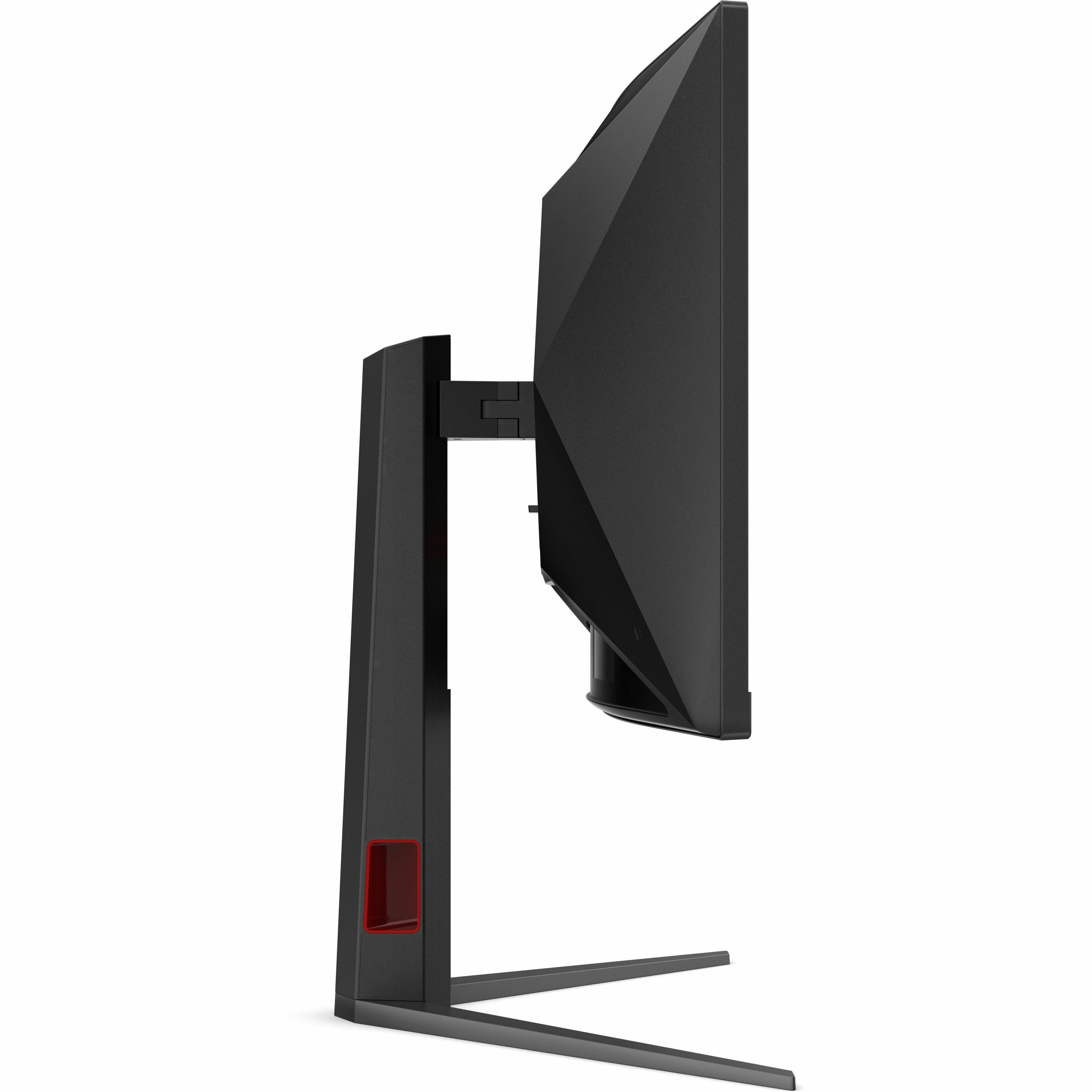 AOC CU34G4 34' Class UW-QHD Curved Screen Gaming LED Monitor - 21:9 - Black, Red - Right view