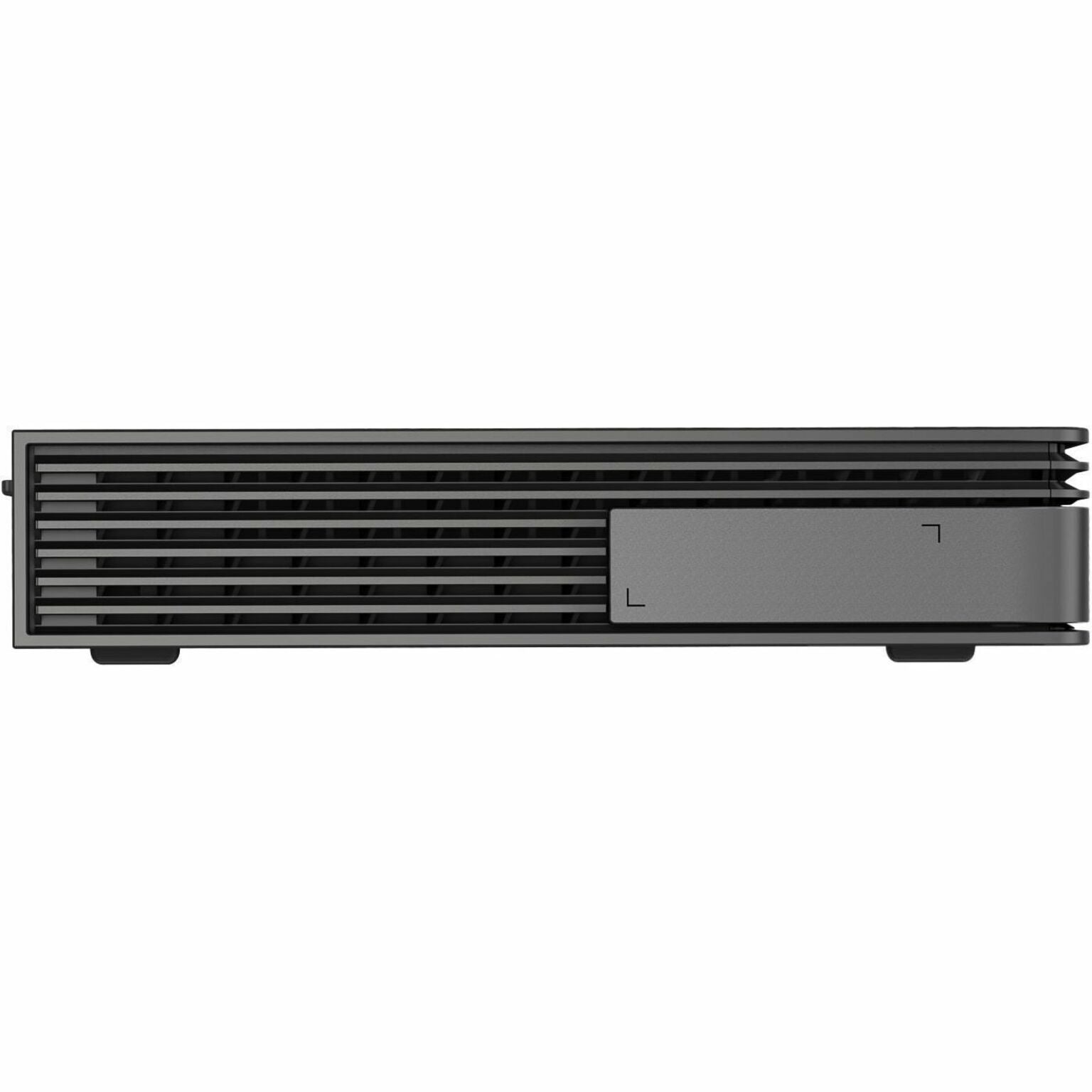 Dell Pro Micro QCM1250 Desktop Computer - Intel Core i7 14th Gen i7-14700T - vPro Technology - 16 GB - 512 GB SSD - Micro PC - Black - Top view