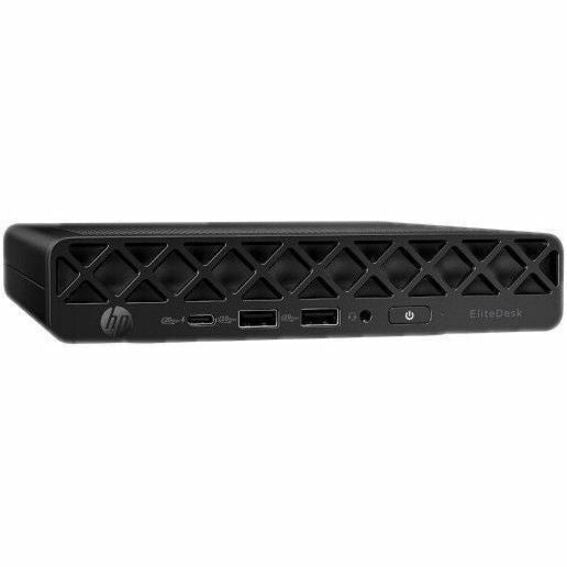 HP EliteDesk 8 G1i Desktop Computer - Intel Core Ultra 7 265T - vPro Technology - 16 GB - 512 GB SSD - Mini PC - Jack Black