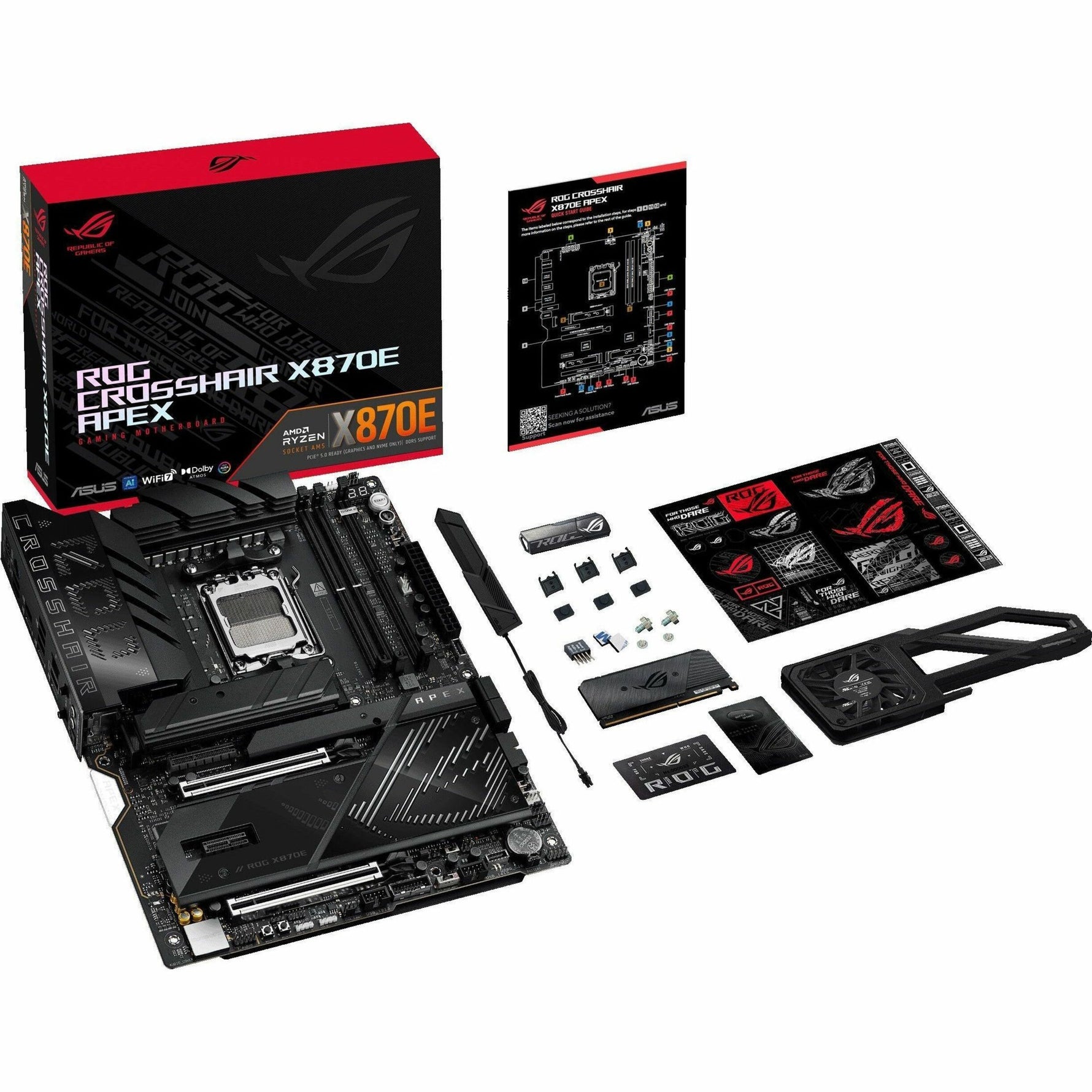 Asus ROG Crosshair X870E Apex Gaming Desktop Motherboard - AMD X870E Chipset - Socket AM5 - ATX - Alternate view 12