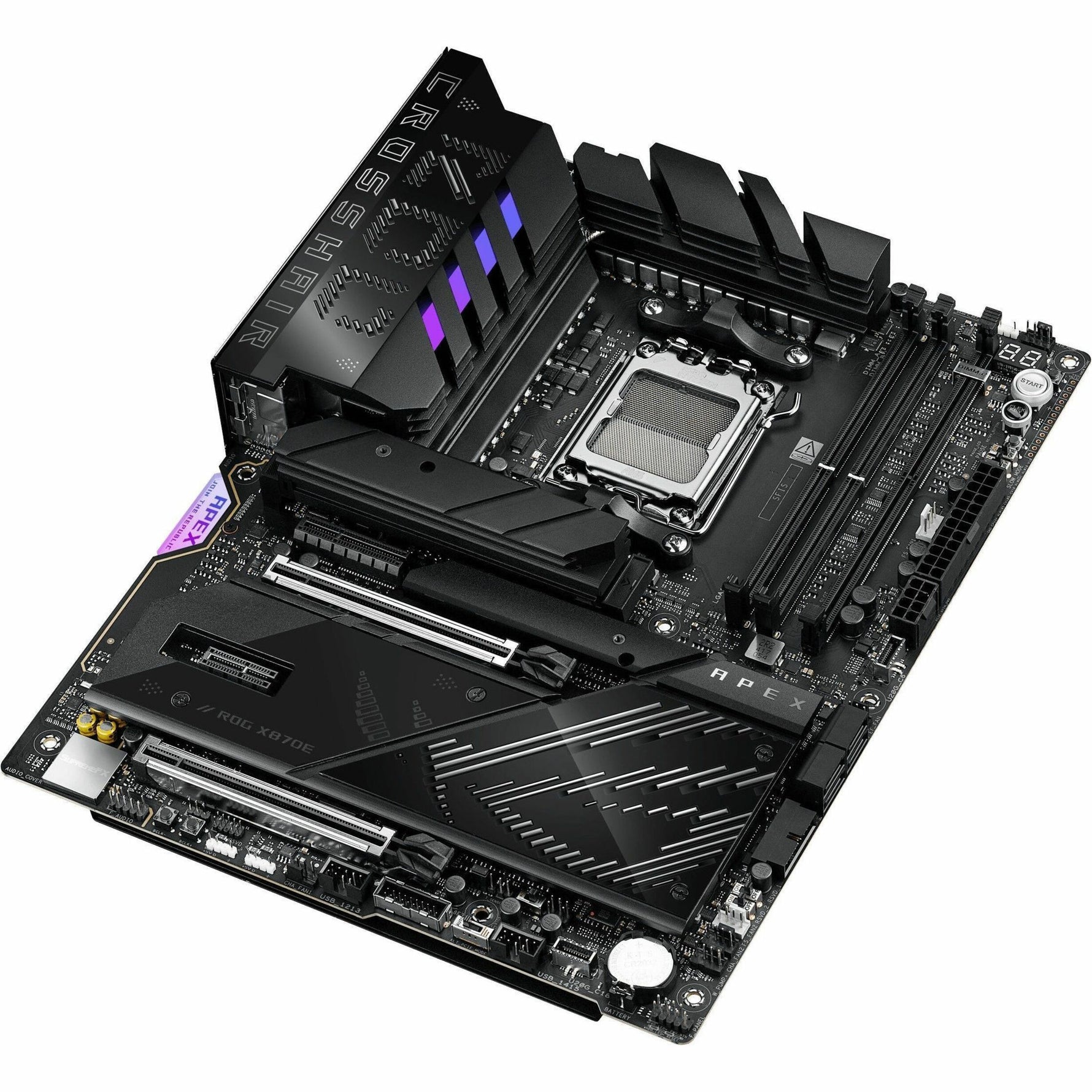Asus ROG Crosshair X870E Apex Gaming Desktop Motherboard - AMD X870E Chipset - Socket AM5 - ATX - Alternate view 7