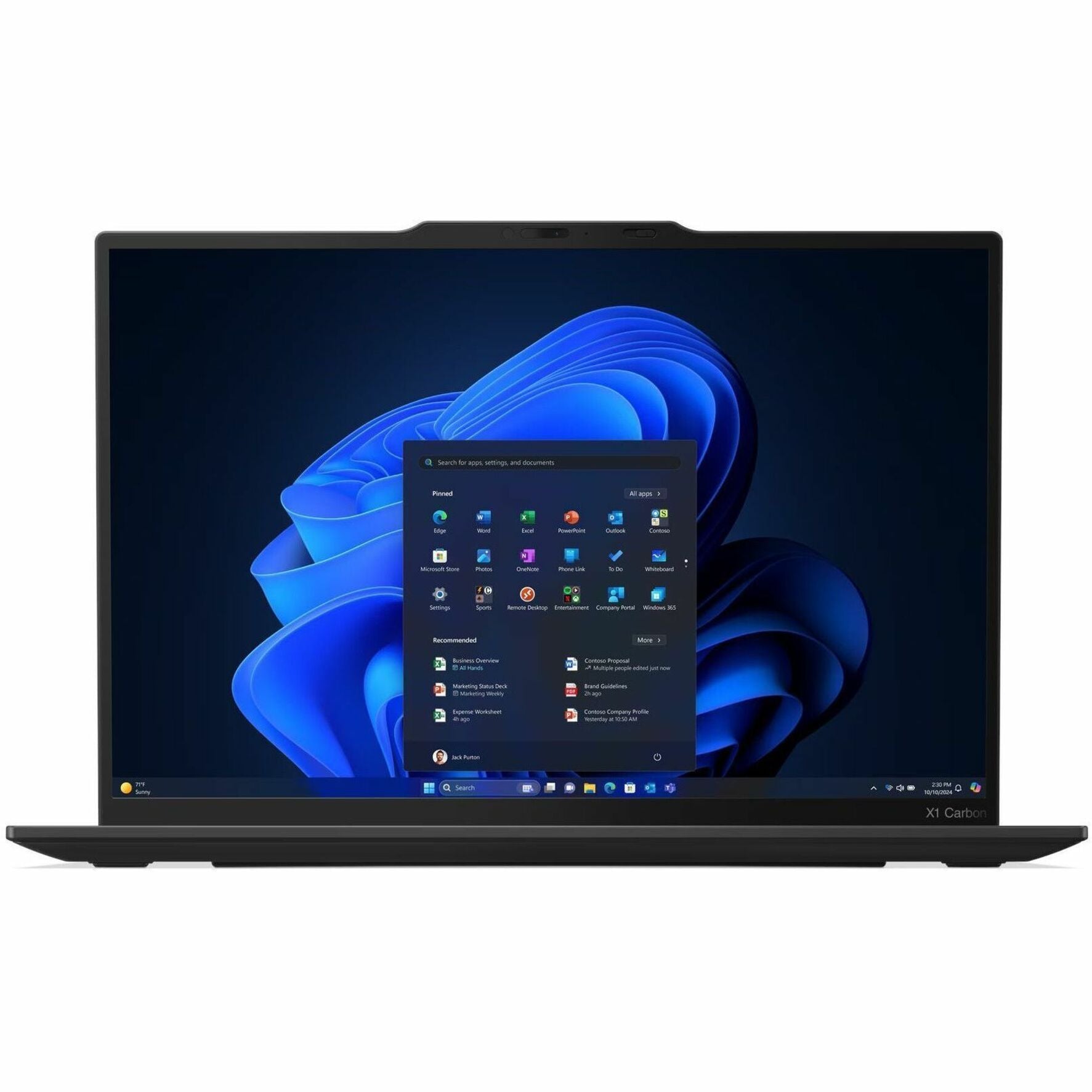 Lenovo ThinkPad X1 Carbon Gen 13 21NS00FAAU 14' Copilot+ PC Ultrabook - 5G - 2.8K - 120 Hz - Intel Core Ultra 7 258V - Intel Evo Platform - 32 GB - 1 TB SSD - English Keyboard - Black Paint - Alternate view 16
