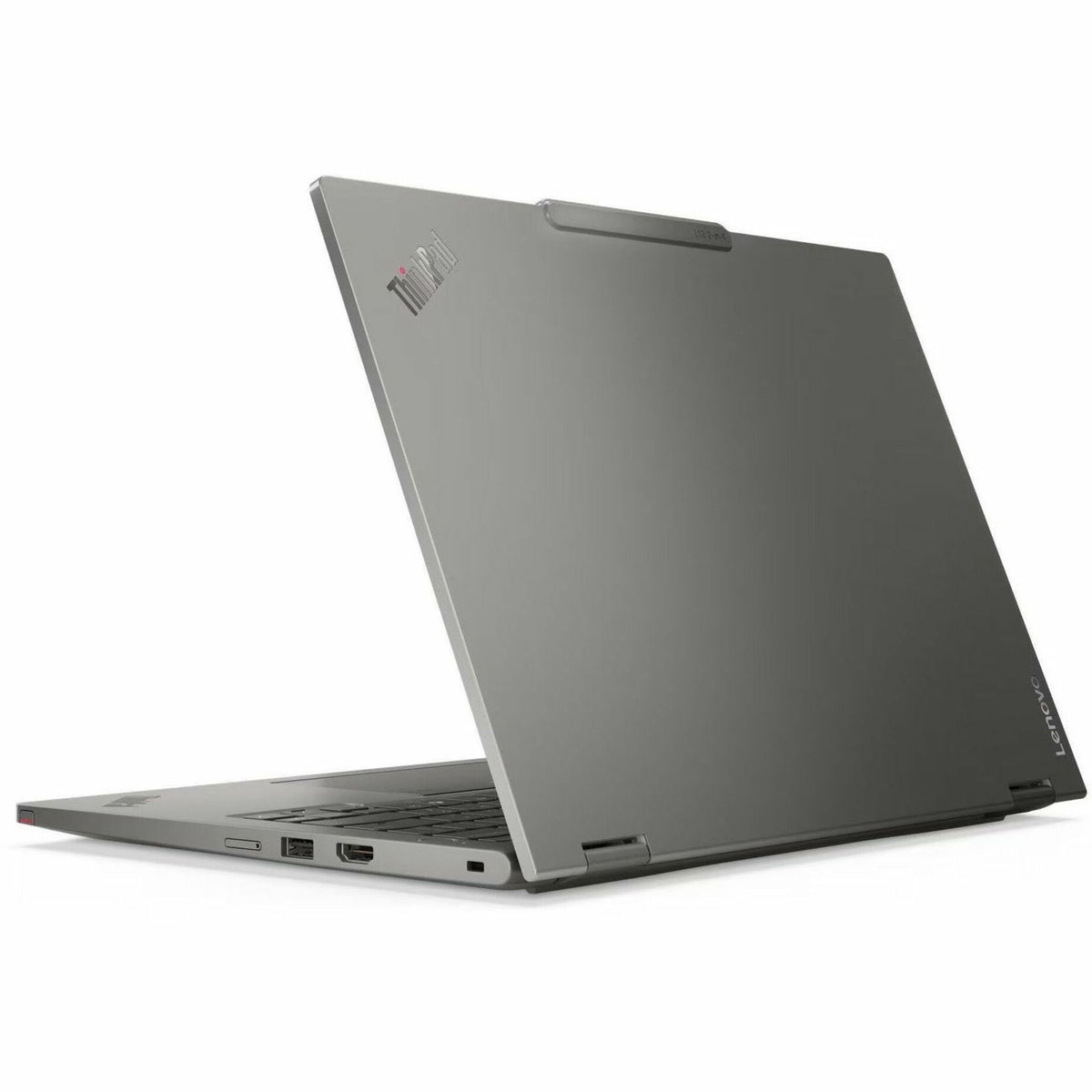Lenovo ThinkPad L13 Gen 6 21R7001LAU 13.3' Touchscreen Convertible 2 in 1 Notebook - WUXGA - 60 Hz - Intel Core Ultra 7 255U - 32 GB - 512 GB SSD - English (US) Keyboard - Grey - Top view