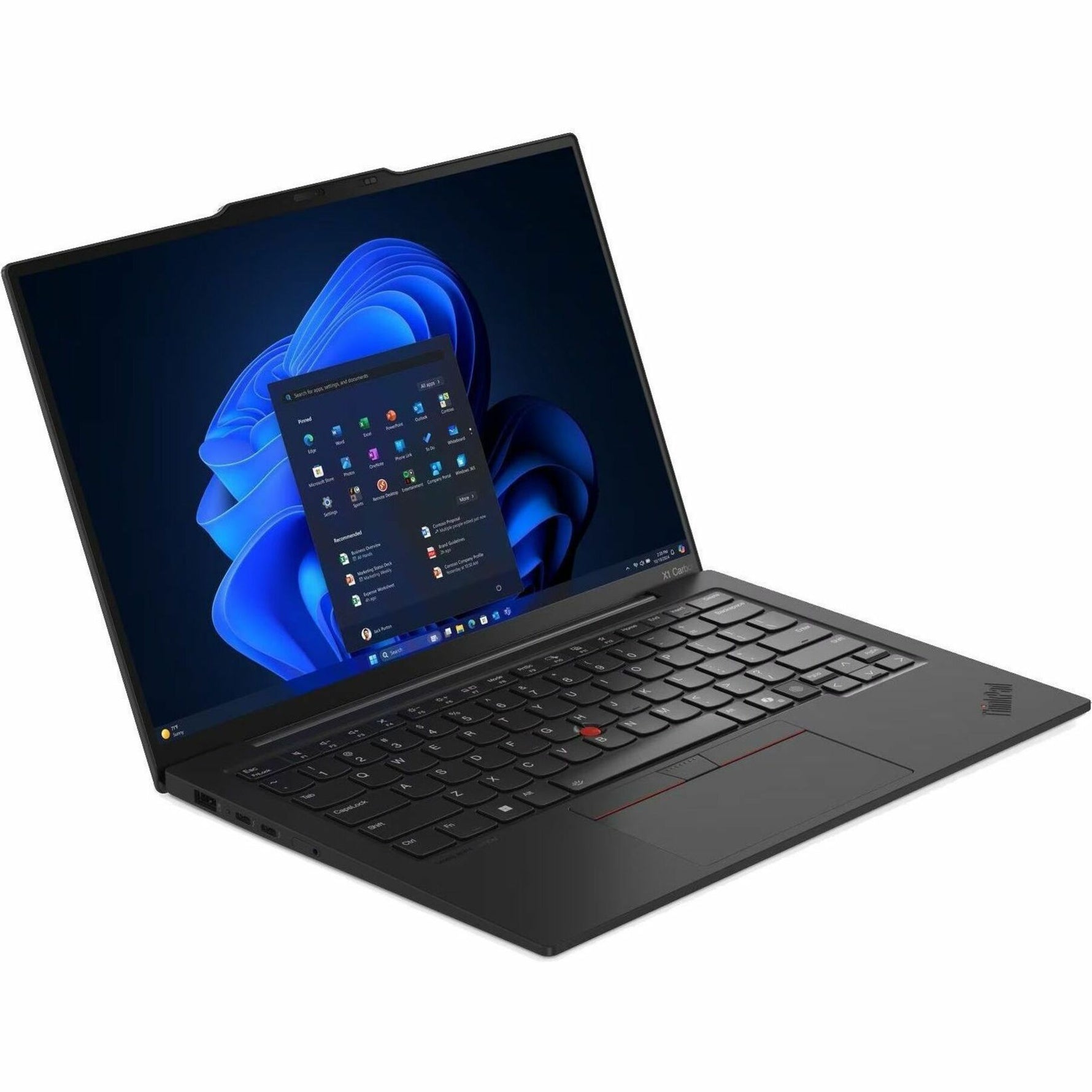 Lenovo ThinkPad X1 Carbon Gen 13 21NX005KAU 14' Touchscreen Ultrabook - 5G - WUXGA - 60 Hz - Intel Core Ultra 7 255H - Intel Evo Platform - 32 GB - 512 GB SSD - English Keyboard - Black Paint - Alternate view 12