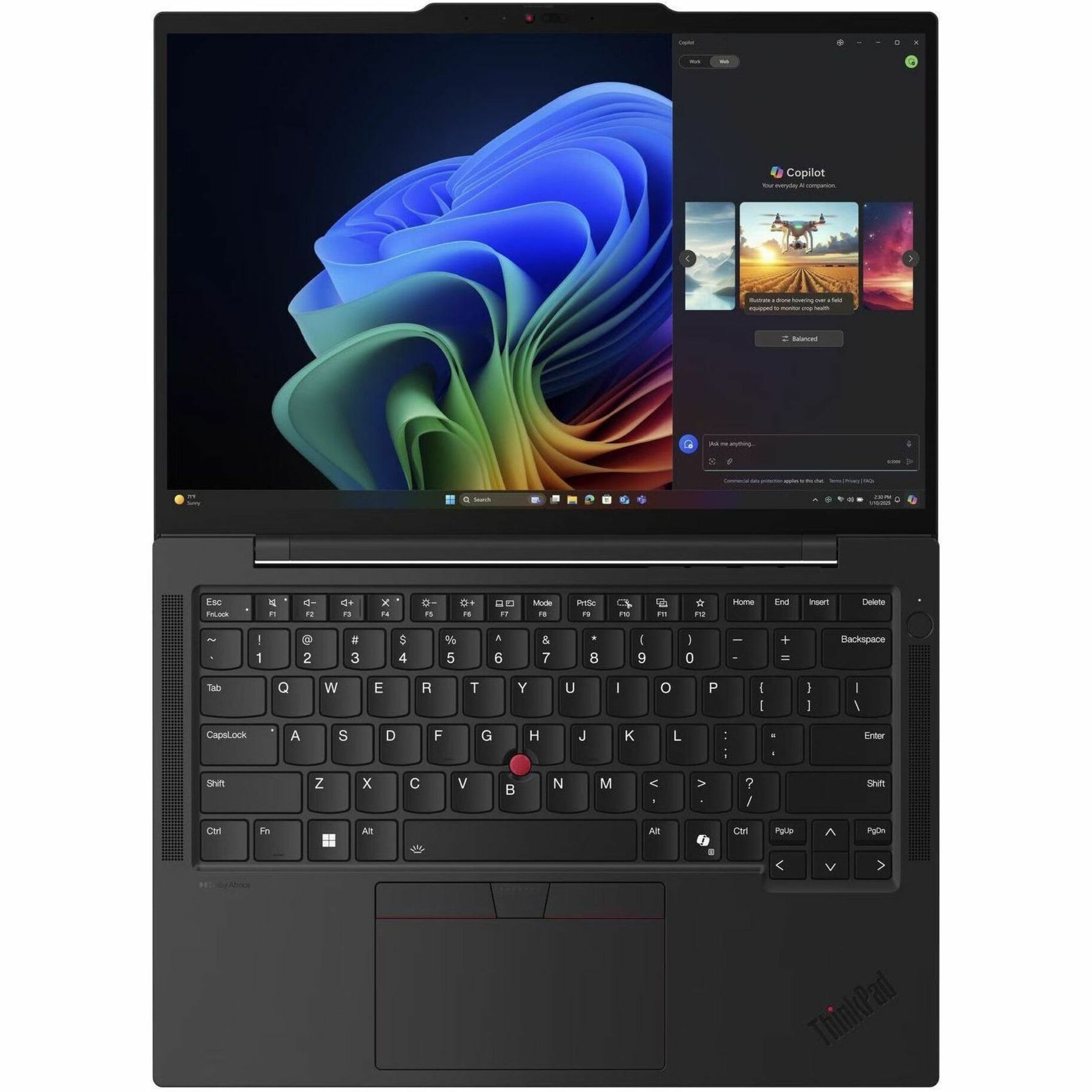 Lenovo ThinkPad T14s Gen 6 21R1002KAU 14' Notebook - WUXGA - 60 Hz - Intel Core Ultra 7 255H - 32 GB - 512 GB SSD - English Keyboard - Black